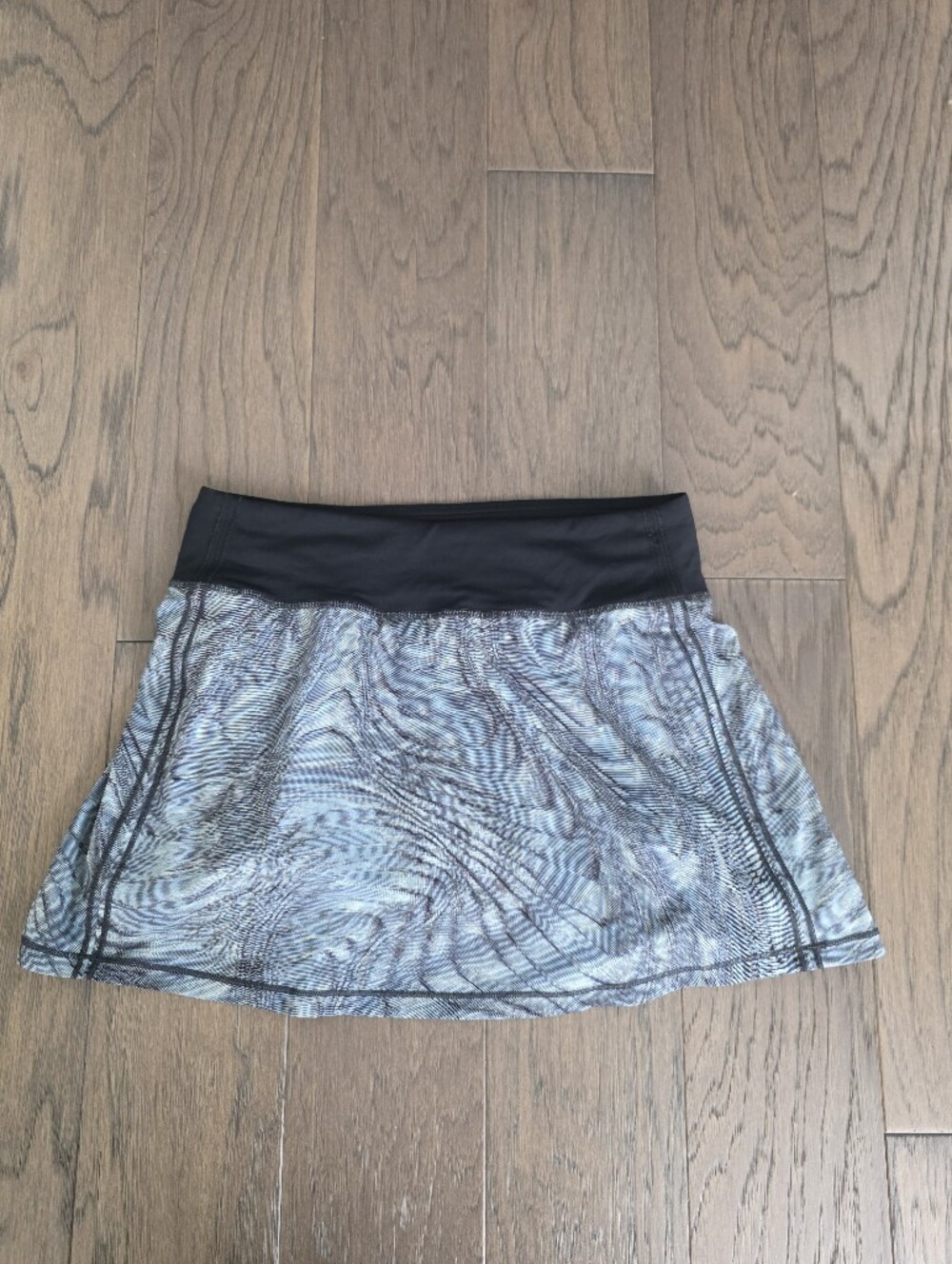 Lululemon Pace Rival Mid-Rise Skirt Dimensional Icing Blue Multi Size 4 Tall - Picture 4 of 11